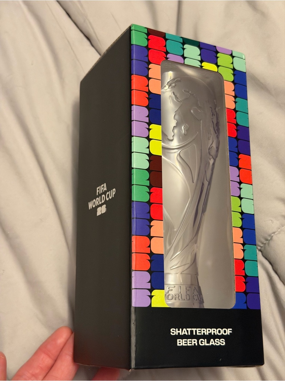 World Cup Shatterproof Beer Glass - Silver